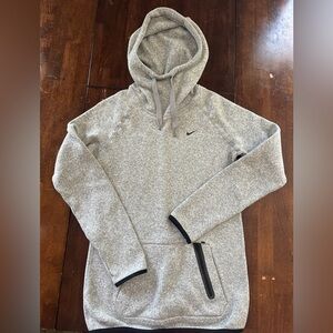 Nike Heather Gray Hoodie with Black Details